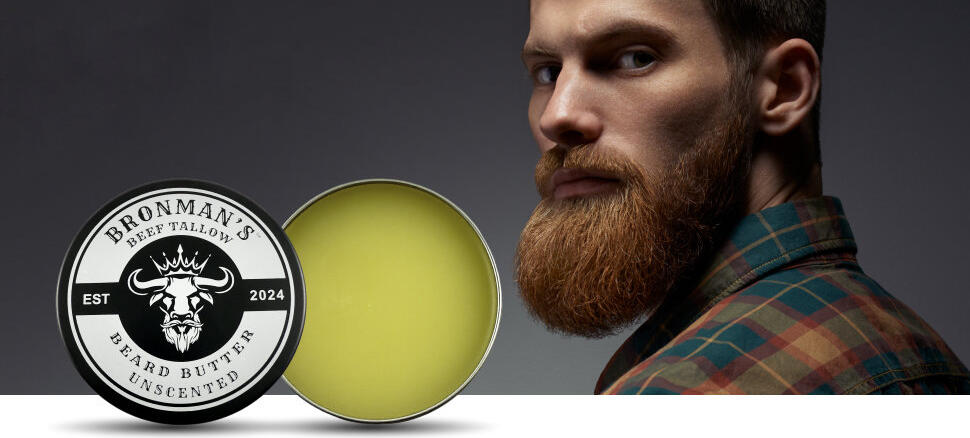 Red haired bearded man looking at camera Red haired bearded man looking at camera