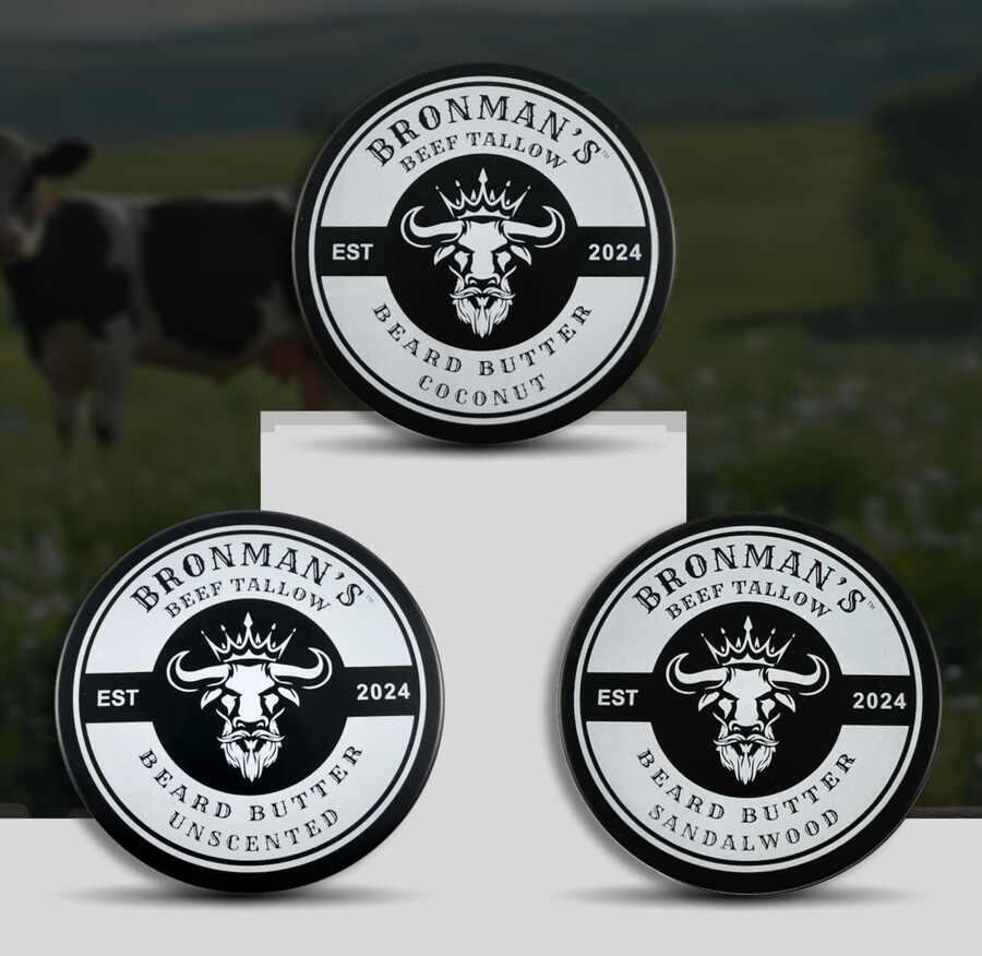 All Bronman's Beard Butter products - unscented, sandalwood, and coconut All Bronman's Beard Butter products - unscented, sandalwood, and coconut